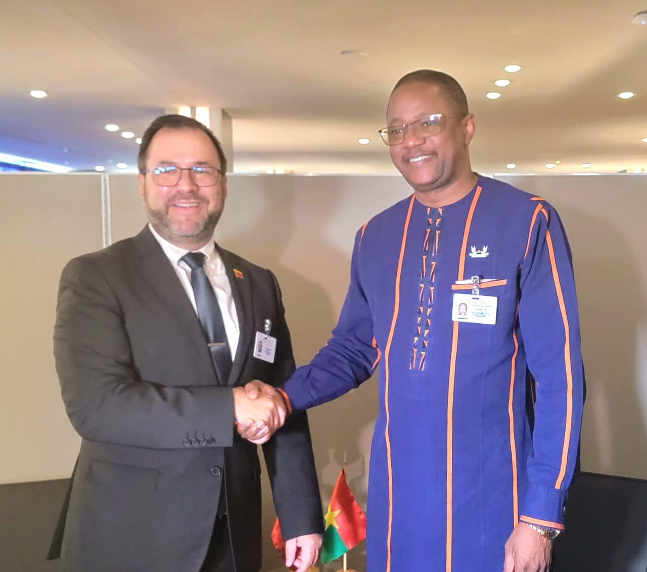 Avec Yvan PINTO, ministre des Affaires étrangères du Venezuela