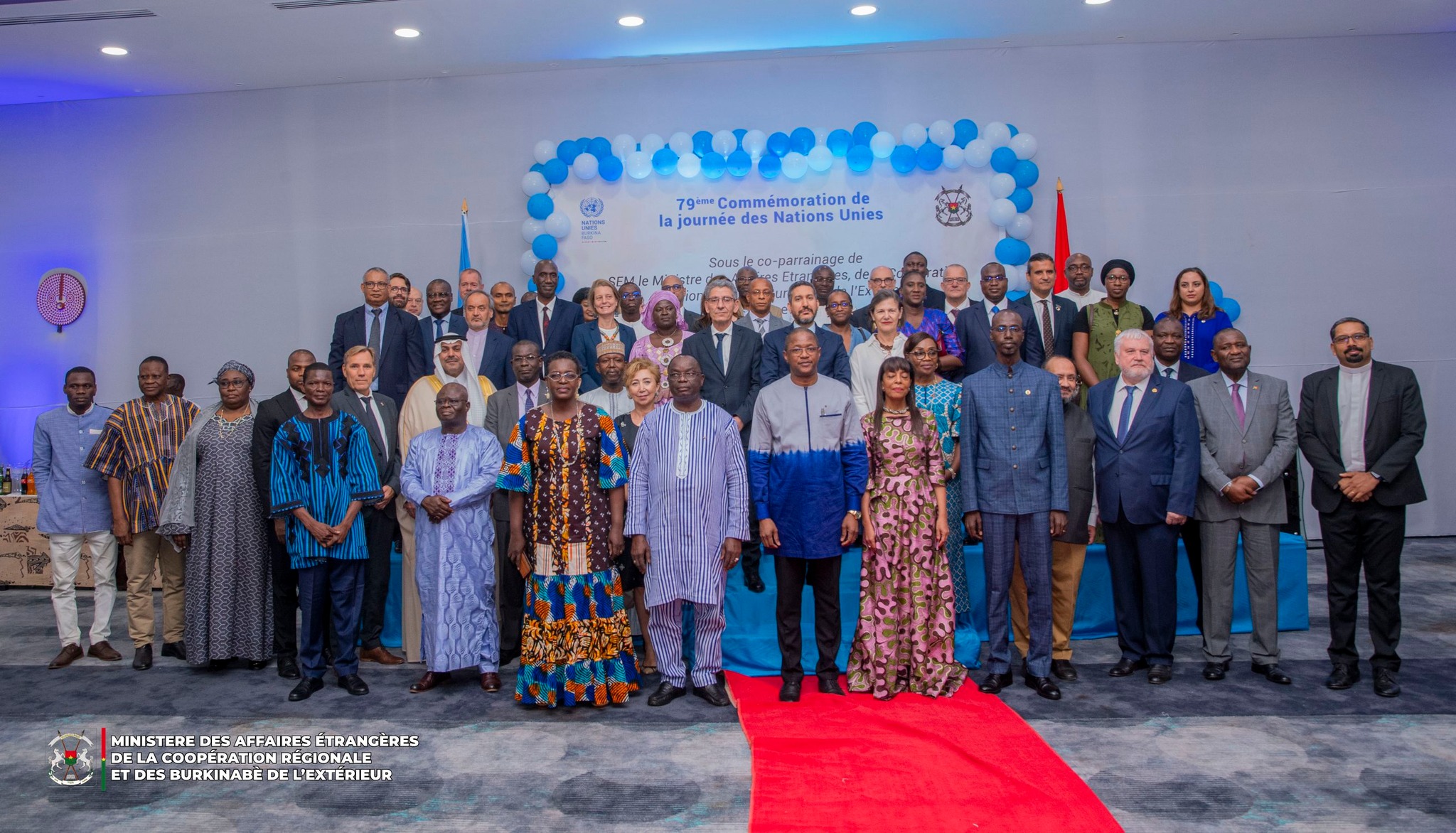  79e Journée des Nations Unies: une célébration sous le signe d’un nouveau pacte entre le Burkina Faso et le Système des Nations unies pour futur prometteur