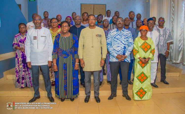  Première session ordinaire du CASEM 2025 du ministère en charge des Affaires étrangères : les stratégies de mobilisation de la diaspora burkinabè au menu des travaux