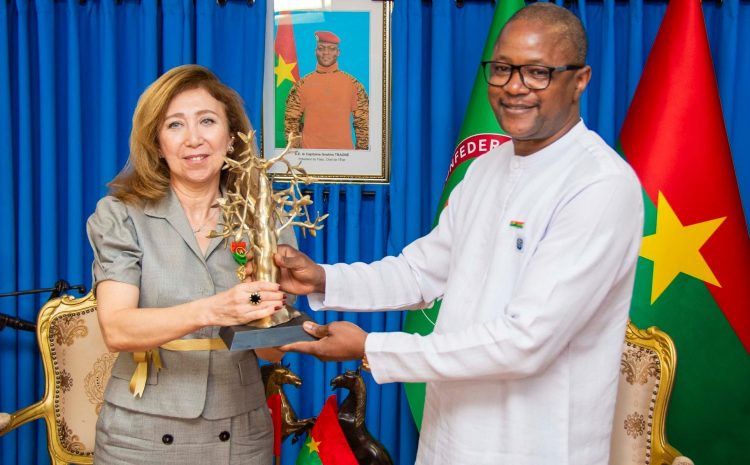  Coopération Burkina Faso- République de Türkiye : SE Mme Nilgum Erdem ARI en fin de mission, élevée au rang d’Officier de l’Ordre de l’Étalon 