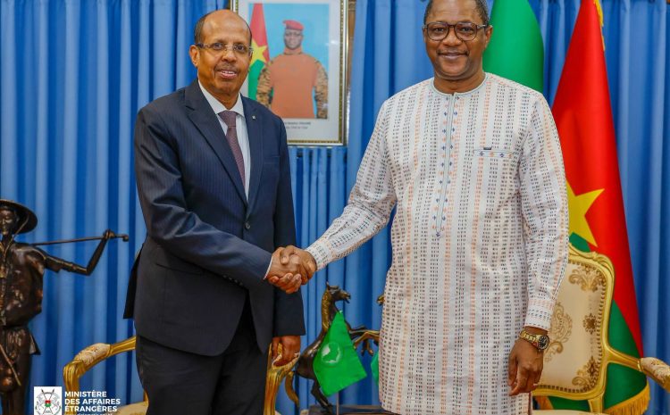  Relations Union africaine-Burkina Faso : des échanges constructifs entre le Chef de la diplomatie burkinabè et le Président de la Commission de l’UA