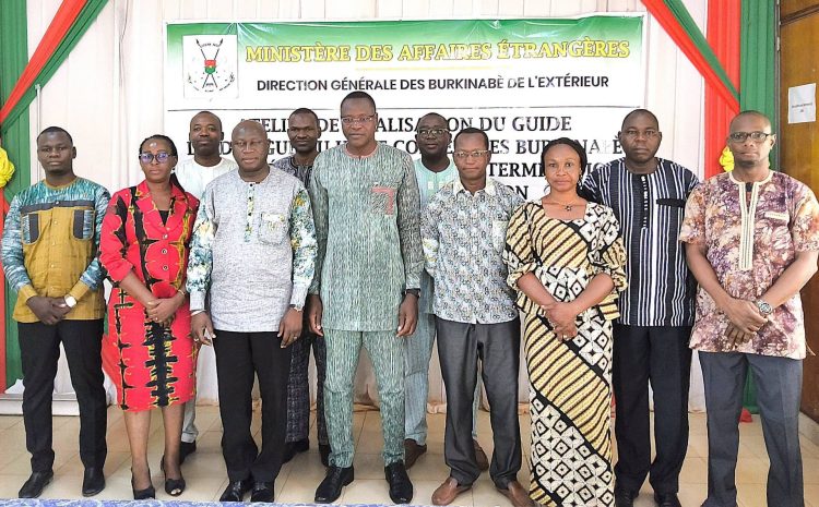  Ancrage institutionel du Haut Conseil des Burkinabè de l’Extérieur : le MAE lance le processus d’élaboration du guide du délégué HCBE et de détermination de l’identité visuelle de l’institution