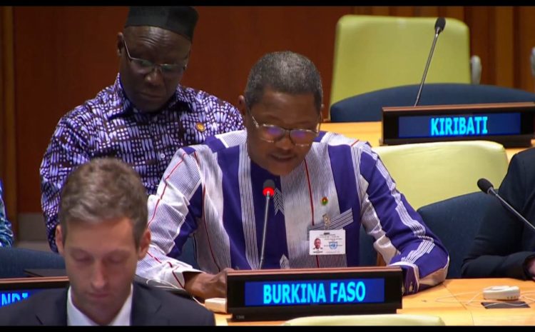  Réunion de la Commission de la consolidation de la paix : pour le Burkina Faso, il faut faire de chaque pays le maître d’œuvre de sa destinée, de sa propre paix
