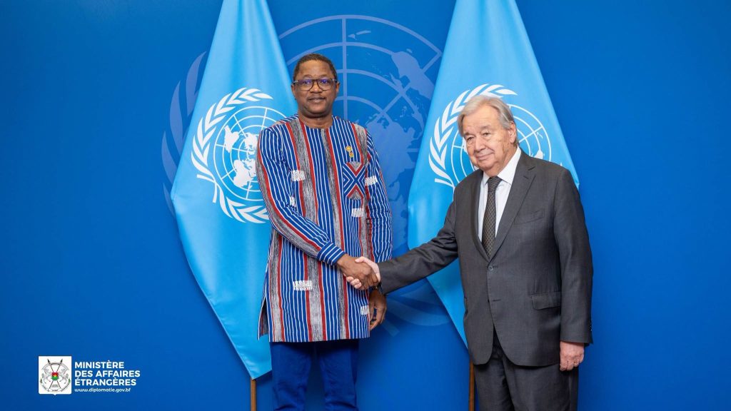 Coopération multilatérale: le ministre TRAORE échange avec le Secrétaire général de l&rsquo;ONU et la Directrice exécutive de l&rsquo;UNFPA