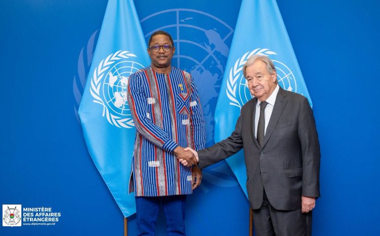  Coopération multilatérale: le ministre TRAORE échange avec le Secrétaire général de l&rsquo;ONU et la Directrice exécutive de l&rsquo;UNFPA